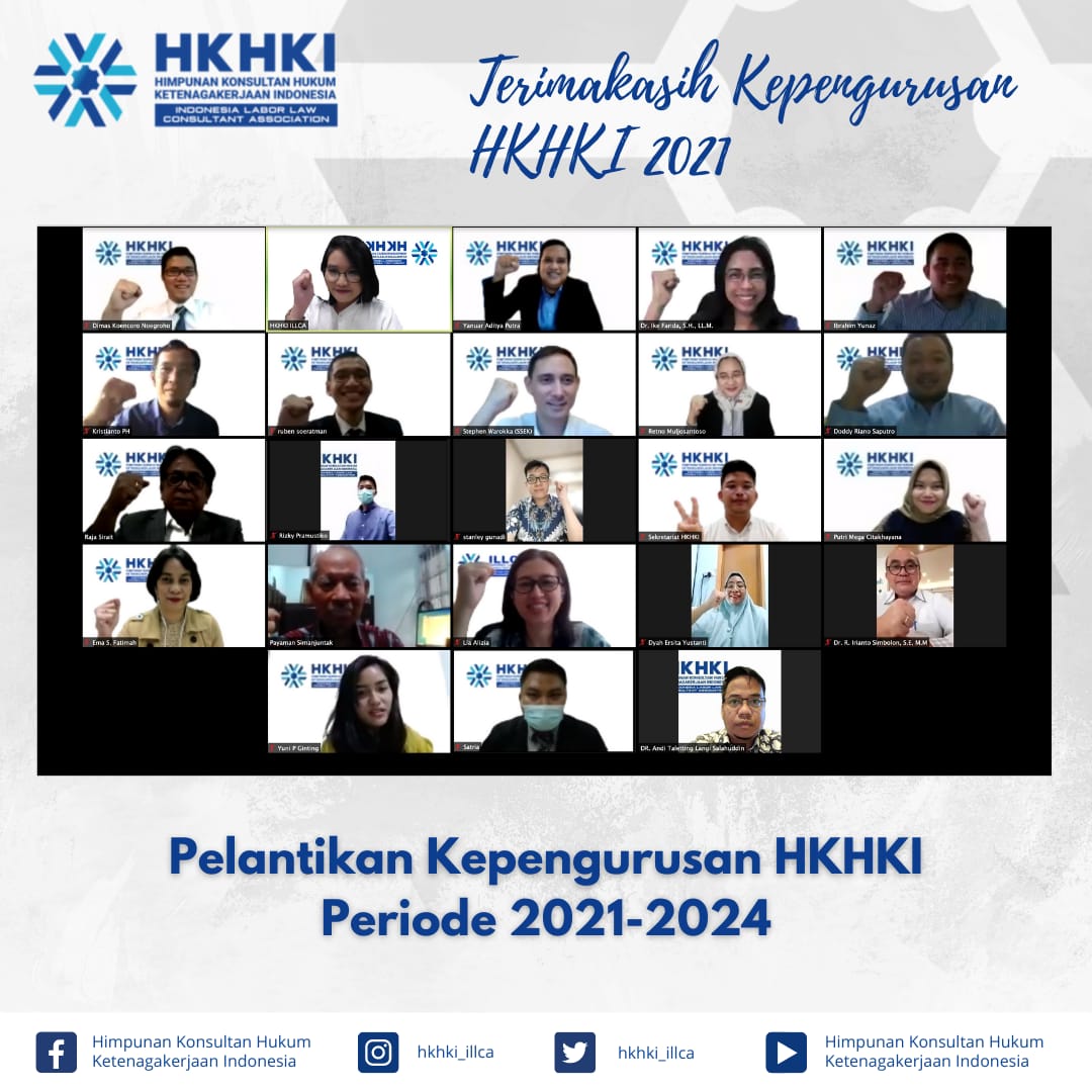 Pelantikan Pengurus HKHKI Indonesia 2021 – 2024