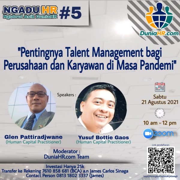 Ngadu HR #5: Pentingnya Talent Management Saat Pandemi – Dunia HR ...